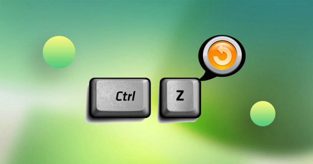 恢復因 Ctrl + Z 丟失的文件