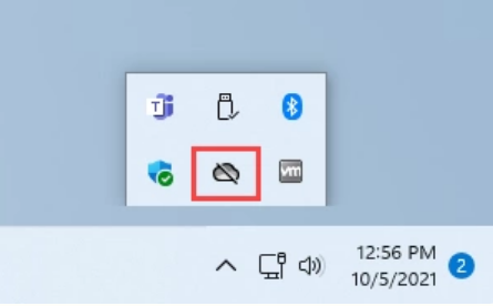 windows 11桌面的OneDrive圖示