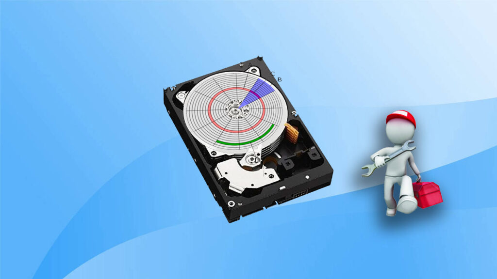 硬碟機僅顯示一半容量