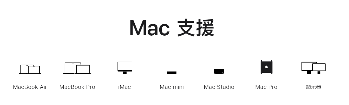 mac支援